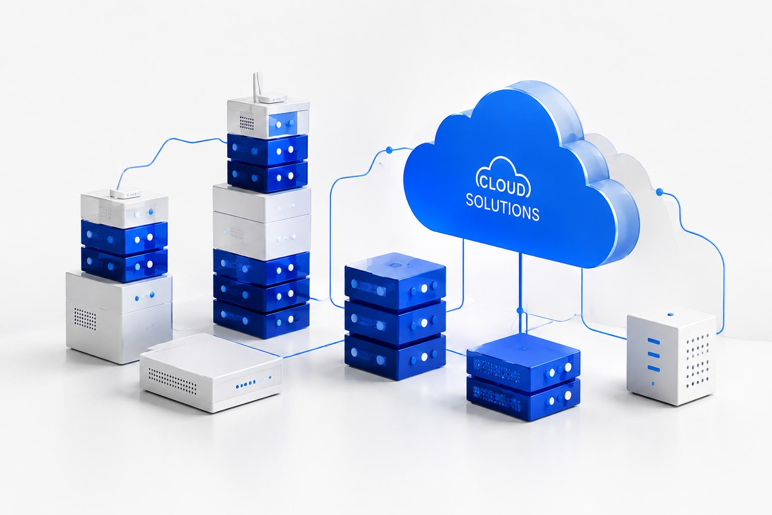Cloud infrastructure and connected servers